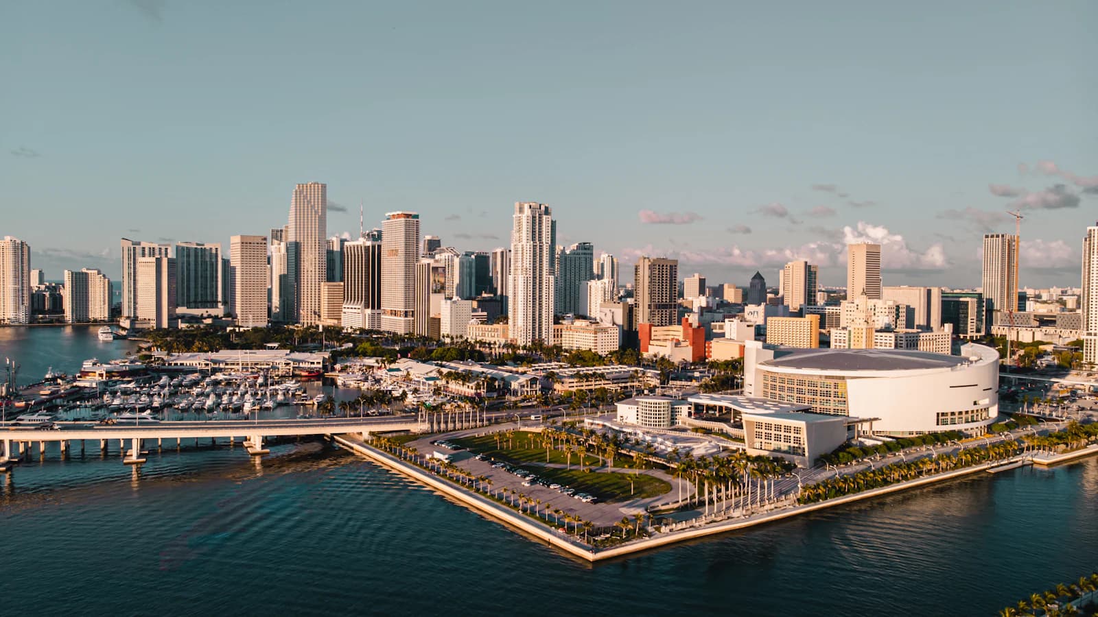 Downtown Miami across Biscayne Bay